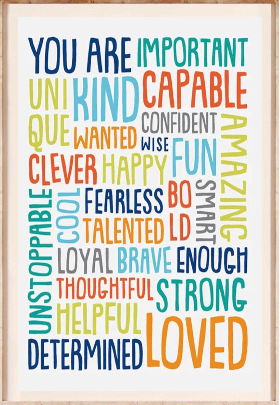 " you are .. " poster