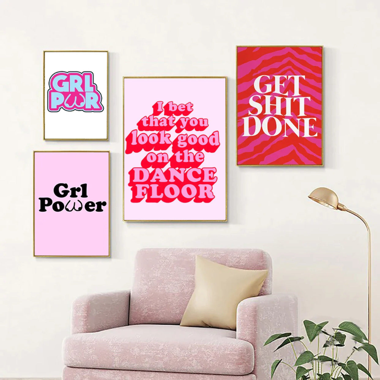 "i bet that you look good on the dance floor" poster