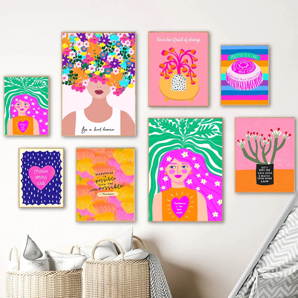 "confidence is the best outfit" poster