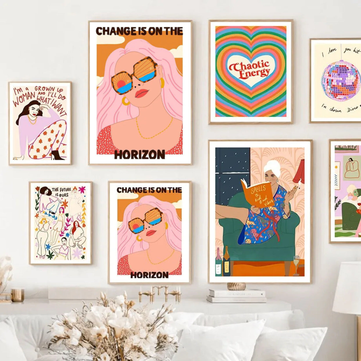 " change is on the horizon" poster