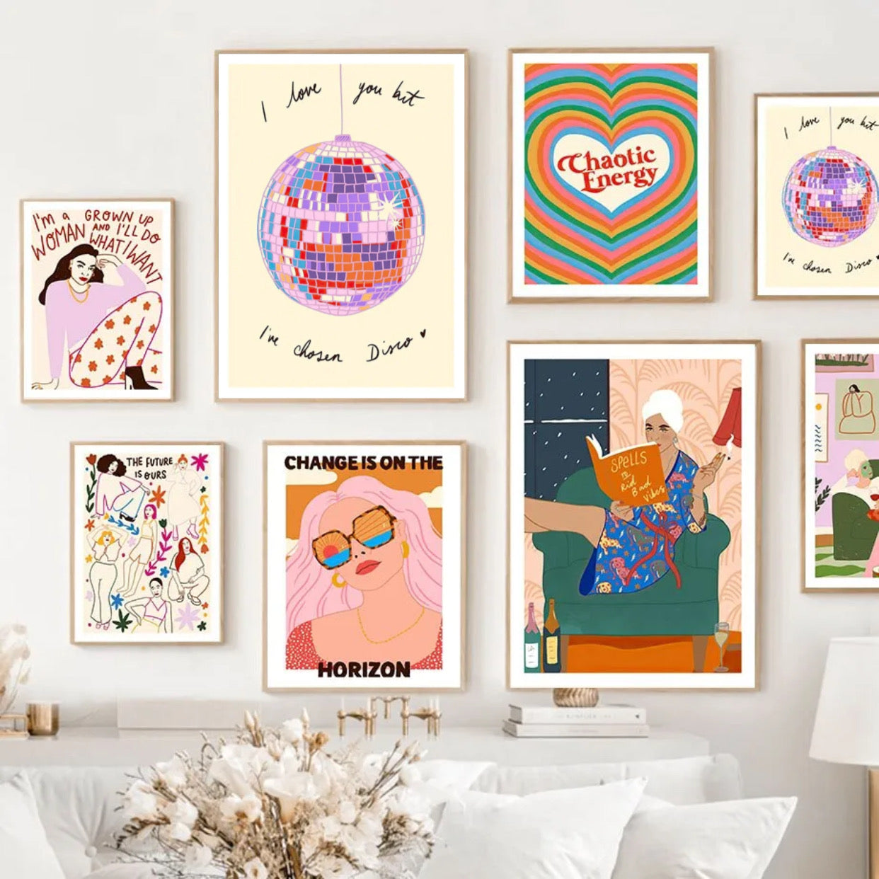 "i love you but i've chosen disco!" poster