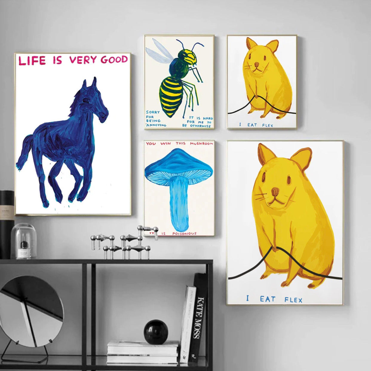 " i eat flex" poster