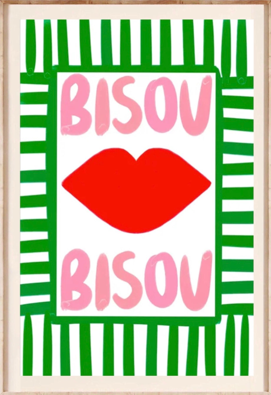"bisou bisou " poster
