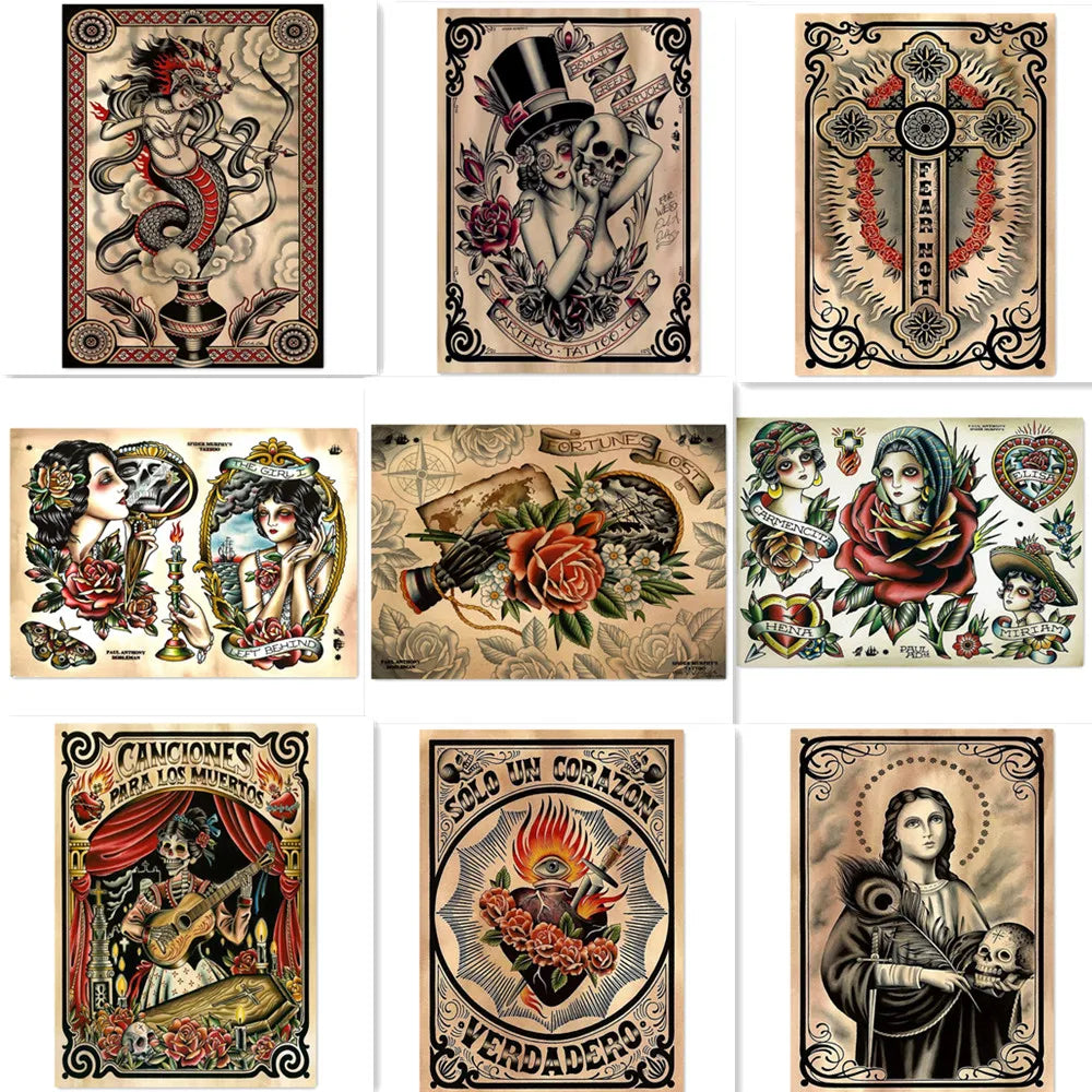 "conquest" tattoo poster