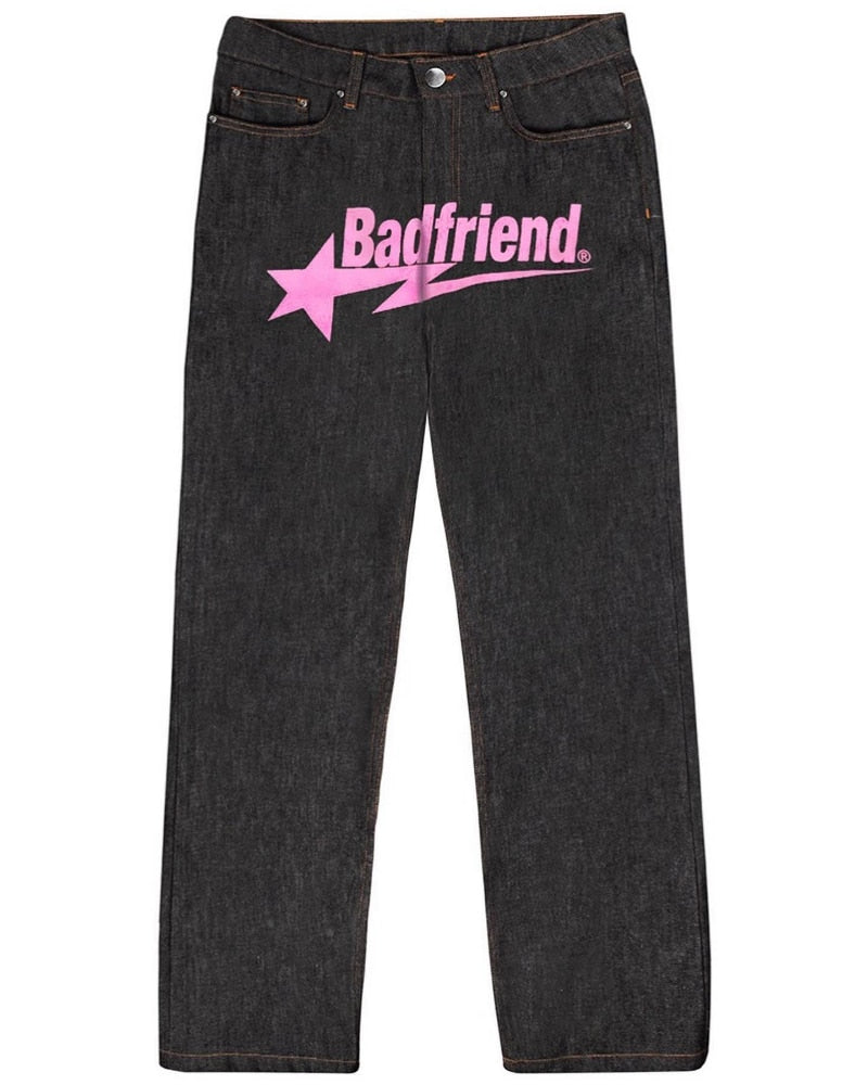 color badfriend jeans
