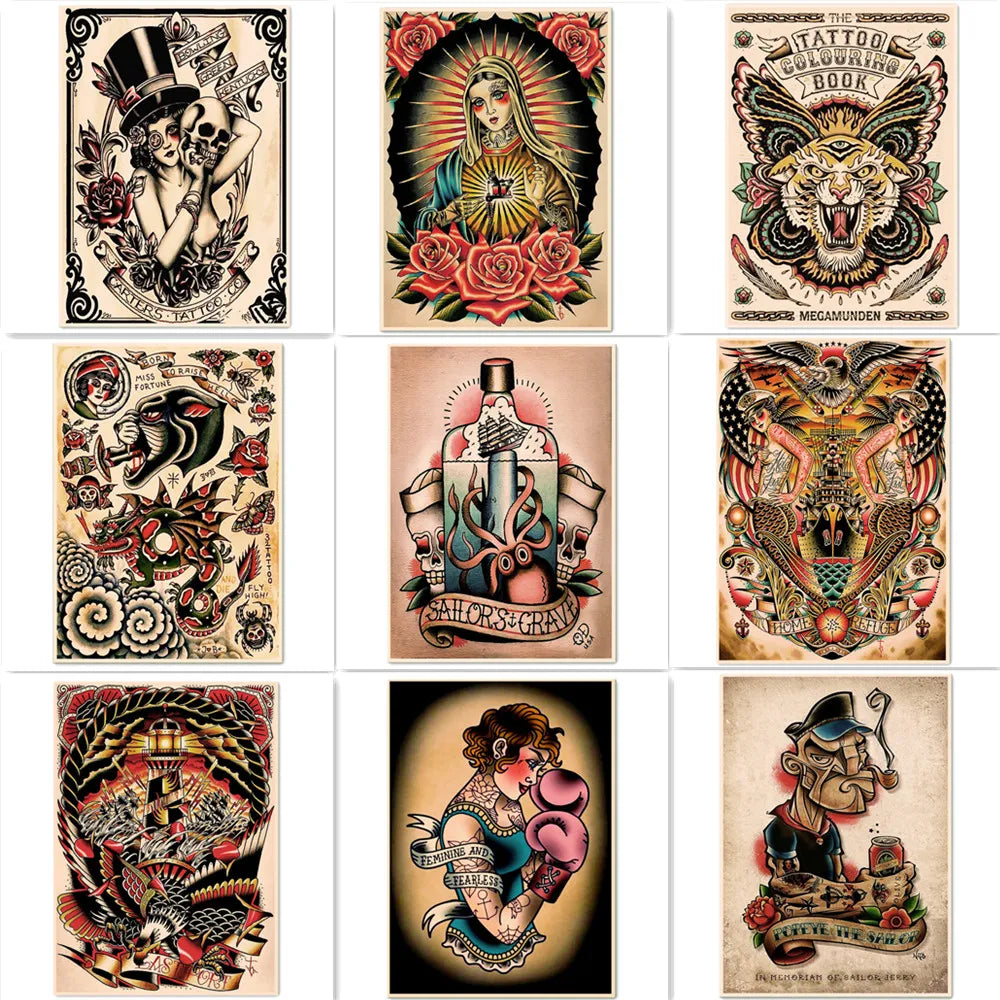 "lose lips sink ships" tattoo poster