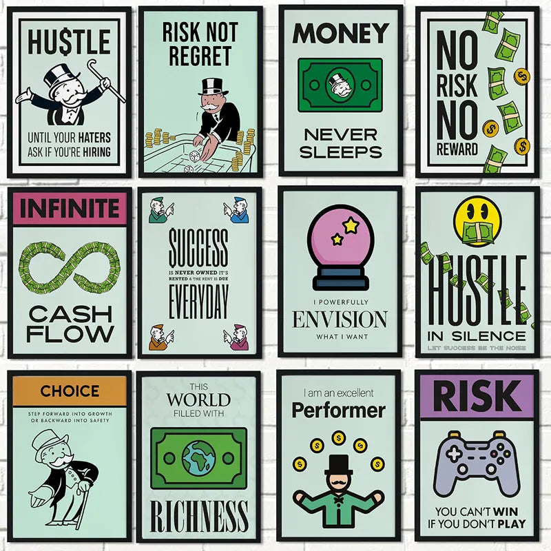 "choice, step forward into growth or backward into safety" poster