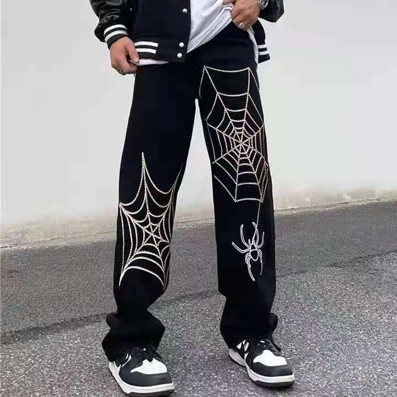 spiderweb jeans