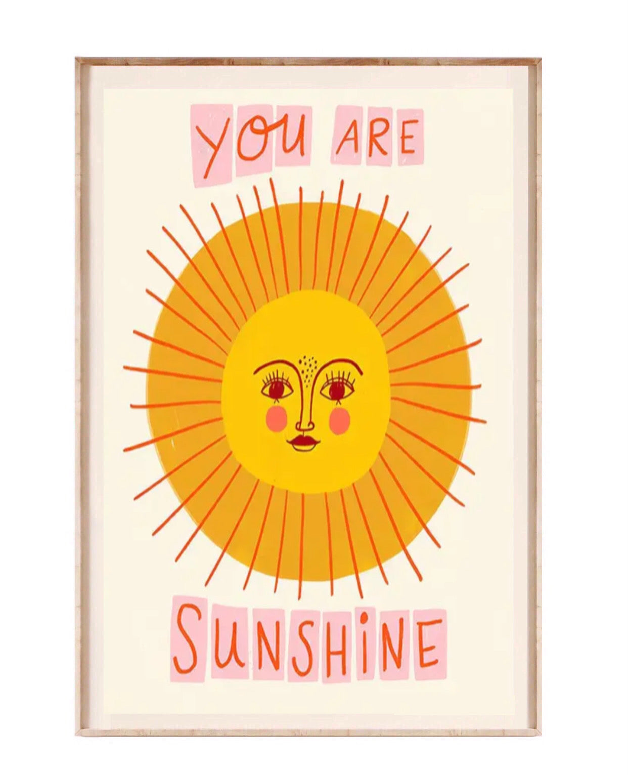 " you are sushine " poster