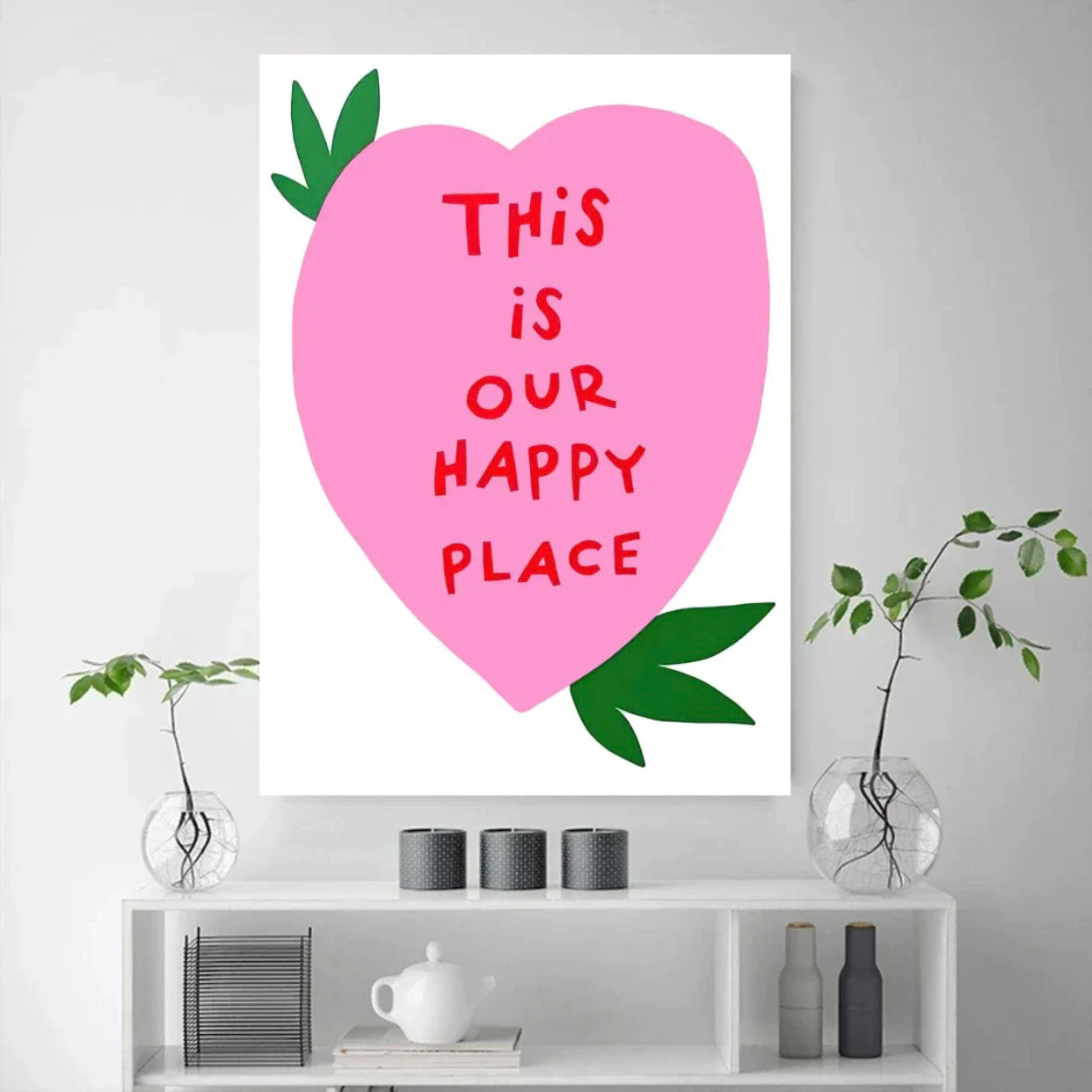 "this is our happy place " poster