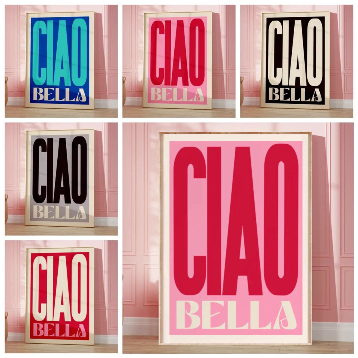"ciao bella " poster