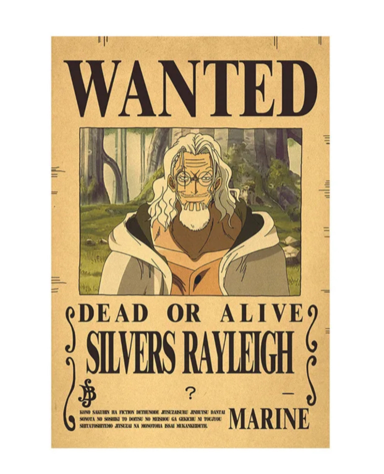wanted silver rayleigh poster