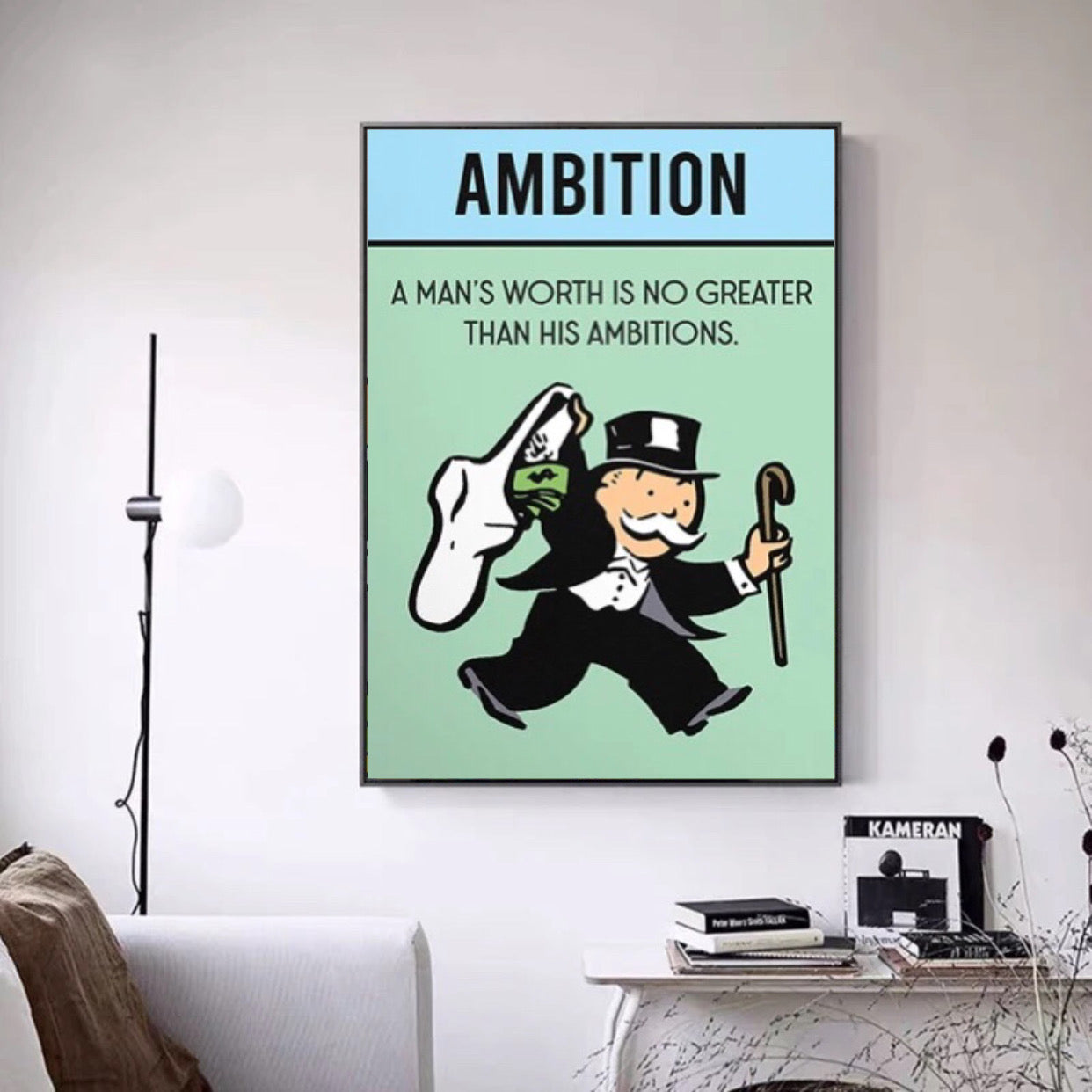 "ambition" money poster