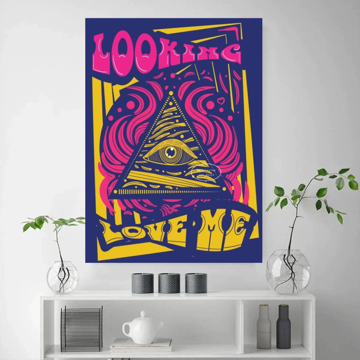 "looking love me" poster