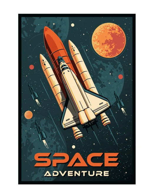 "space adventure" space poster