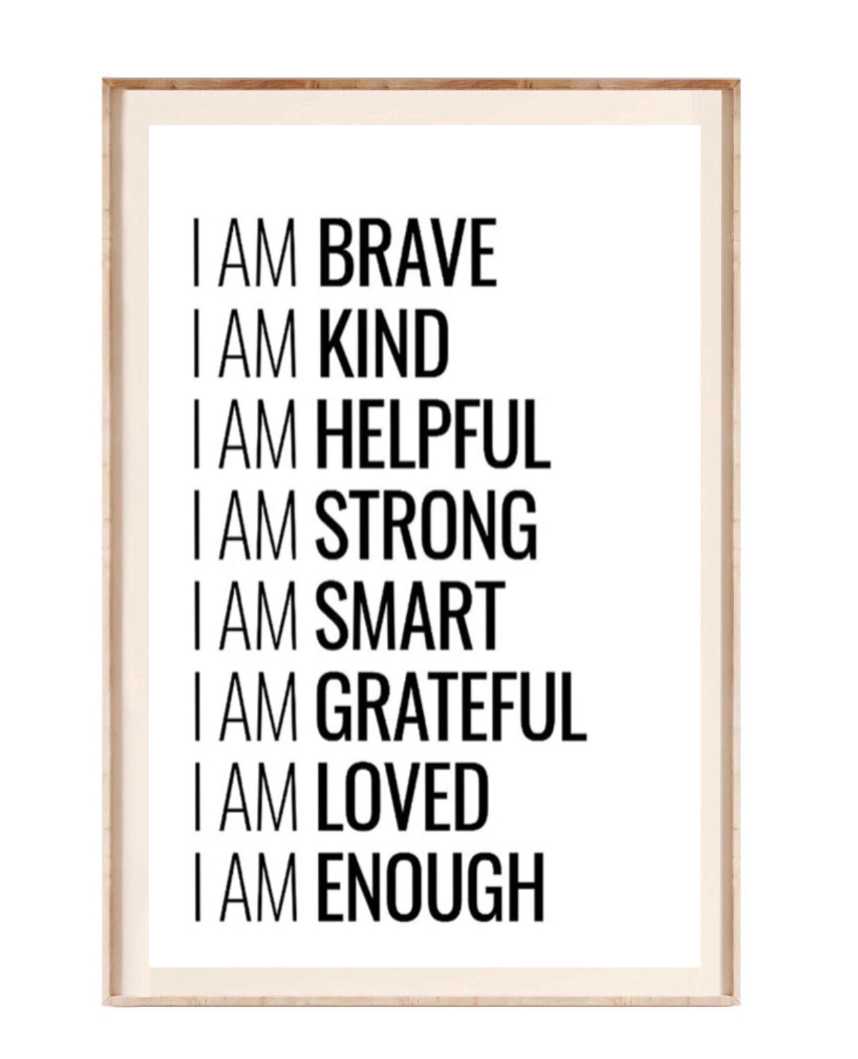 " i am brave .. " poster