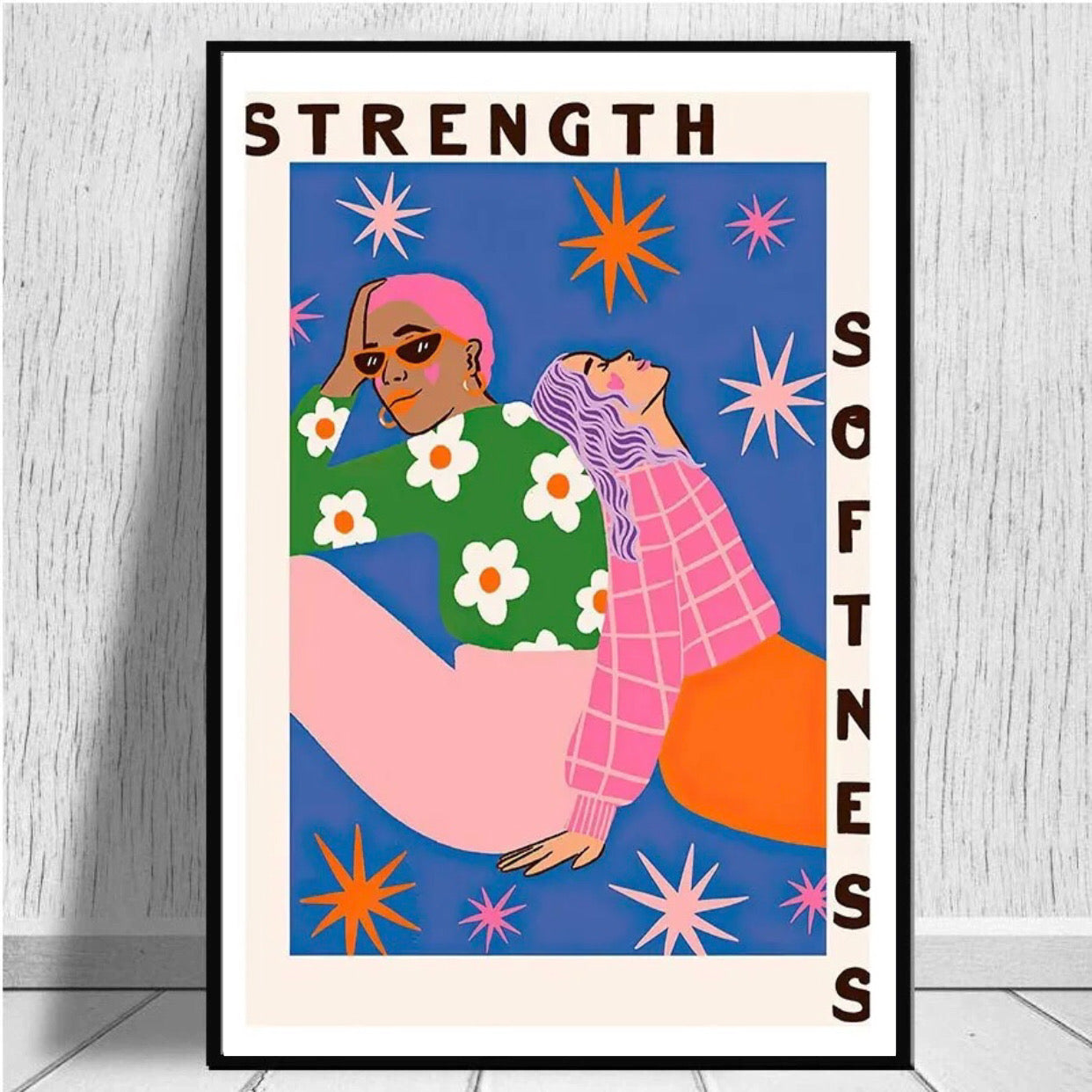 "strength , softness" poster