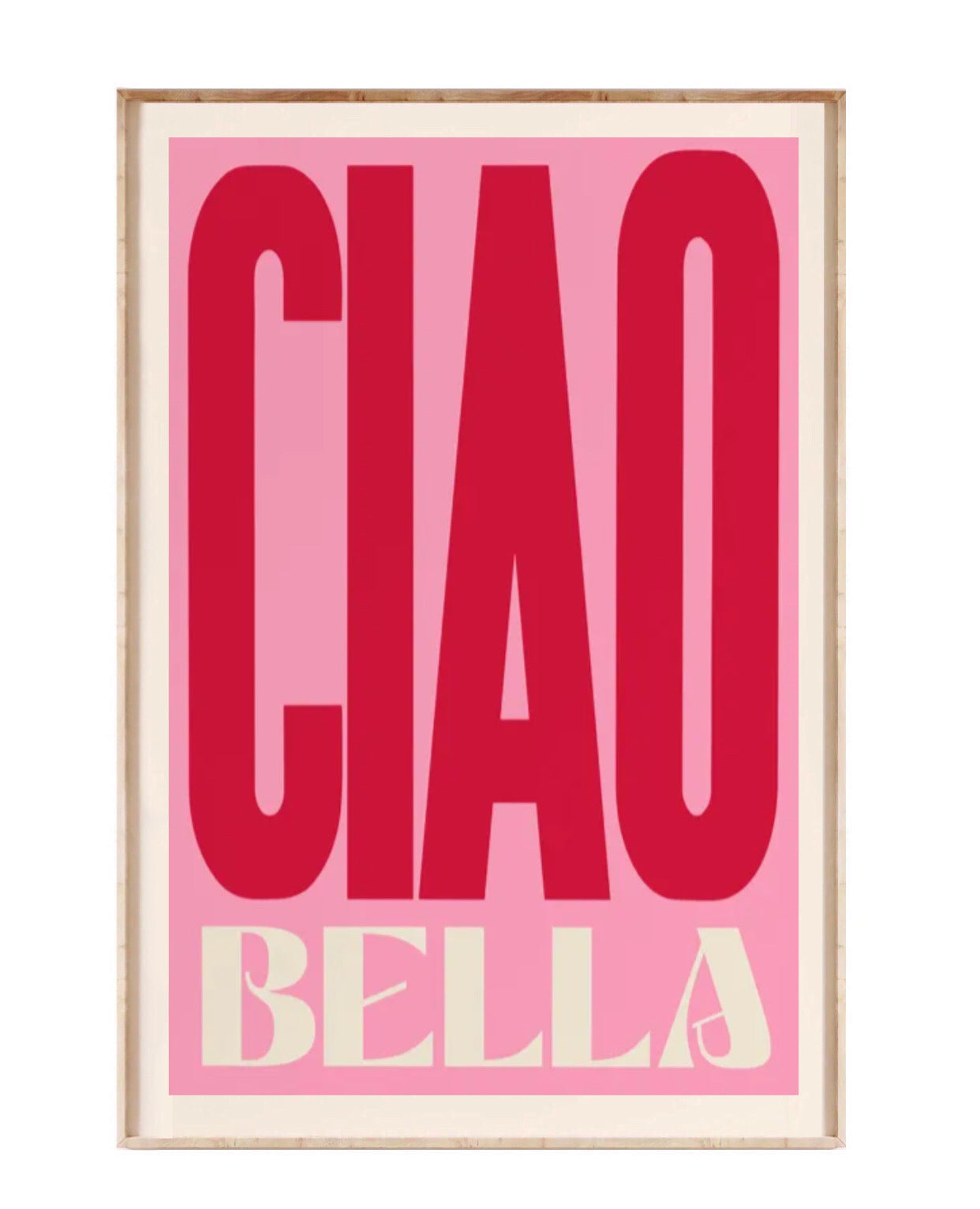 "ciao bella " poster
