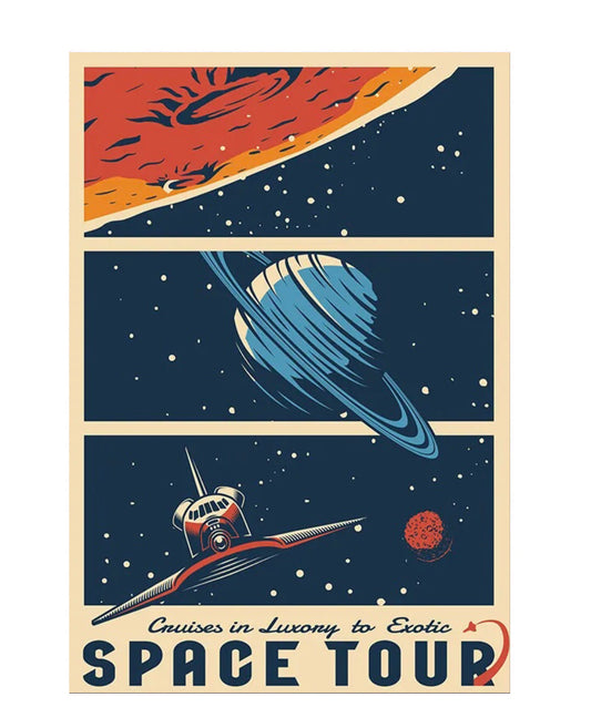 "space tour " space poster