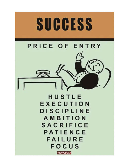 "success" money poster