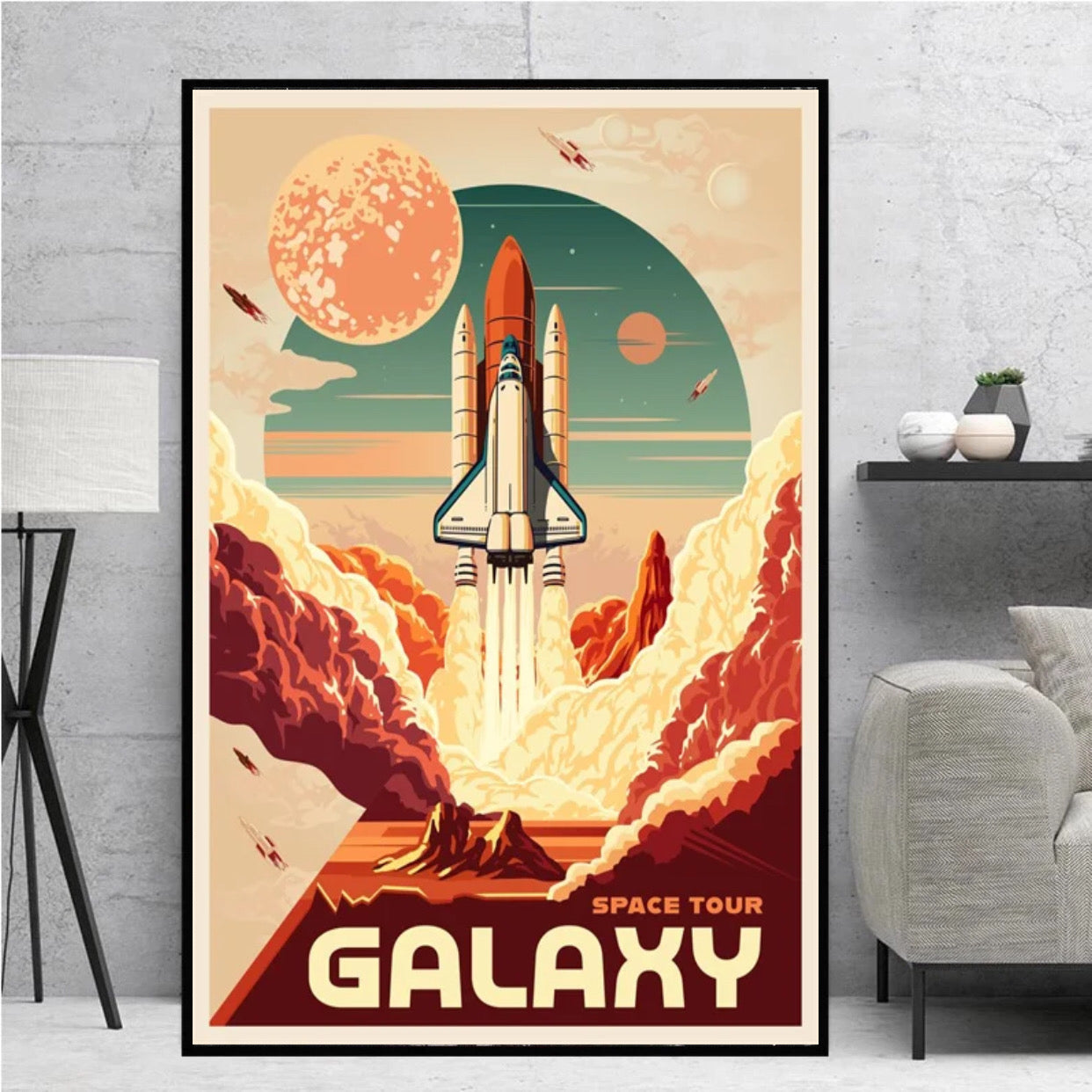"space tour galaxy" space poster