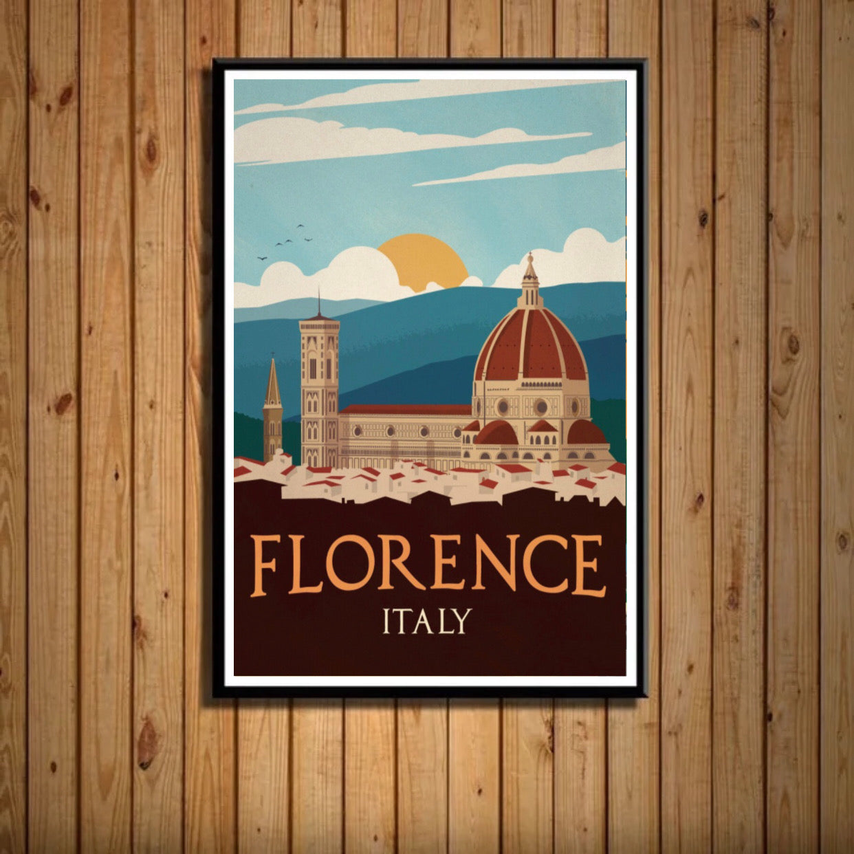 florence, italy poster