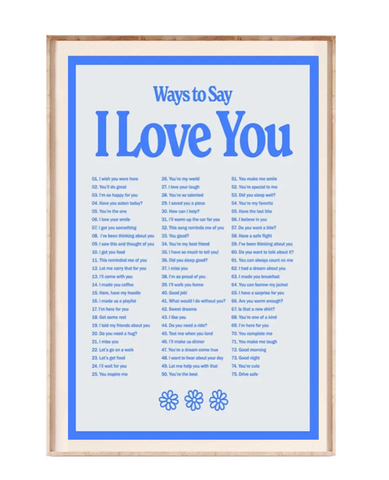 "different ways to say i love you " poster