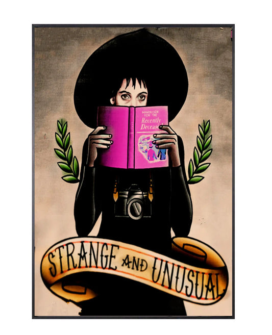 "strange and unusual" tattoo poster