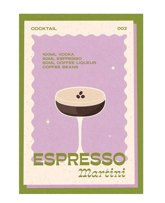 espresso martini poster