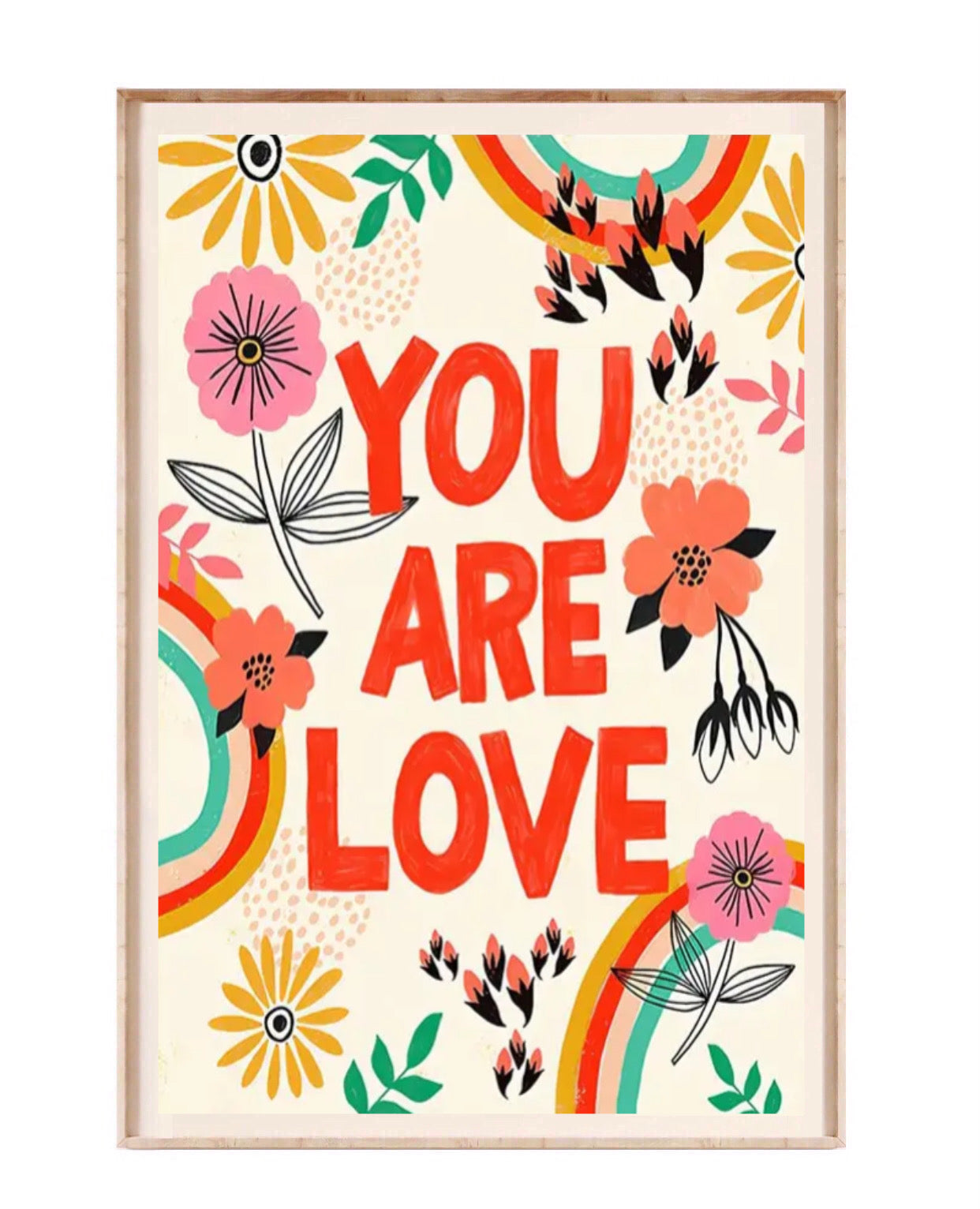 " you are love " poster