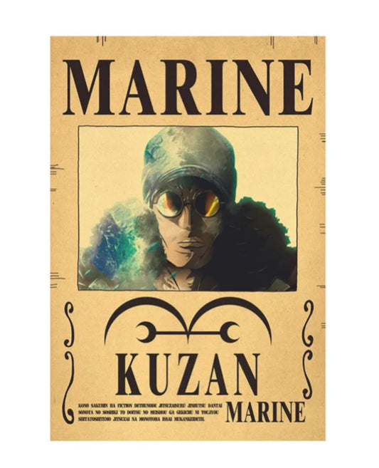 wanted kuzan poster