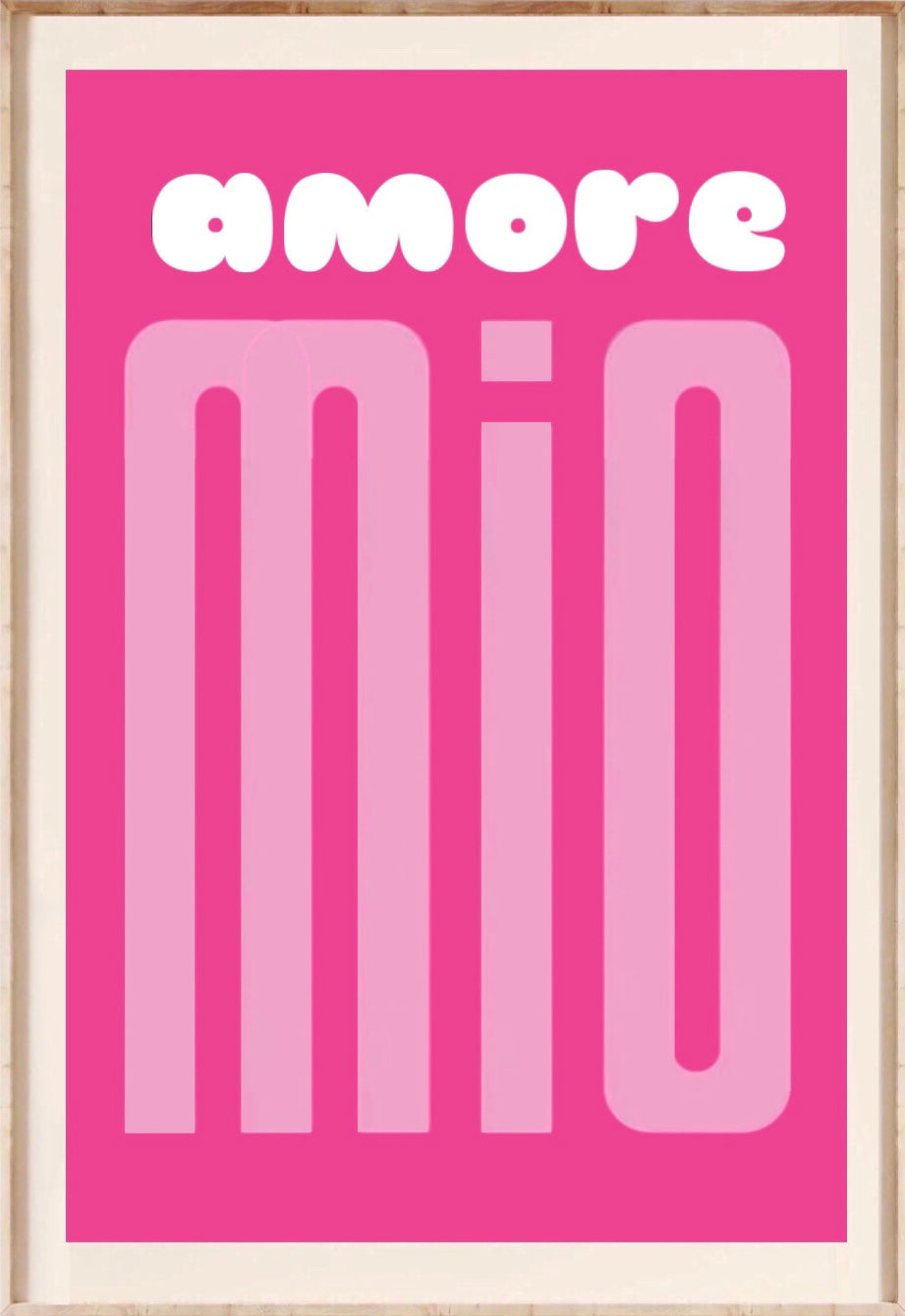 " amore mio " poster