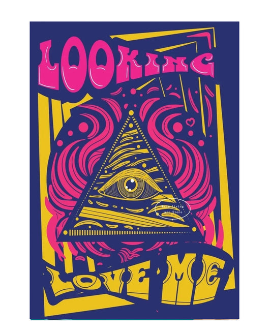 "looking love me" poster