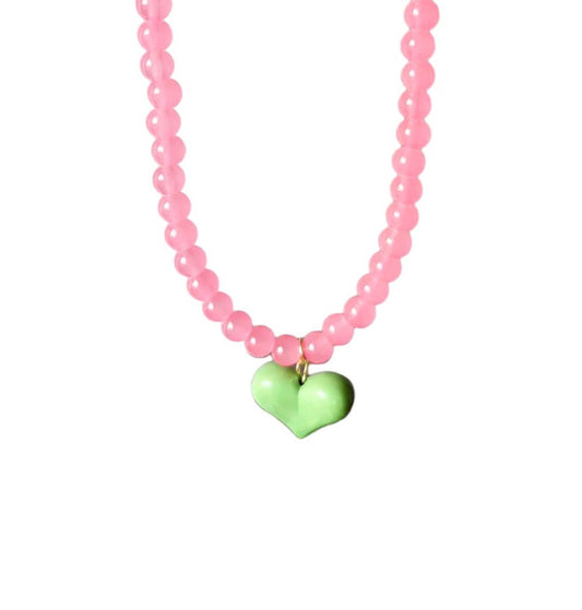 big green heart pendant