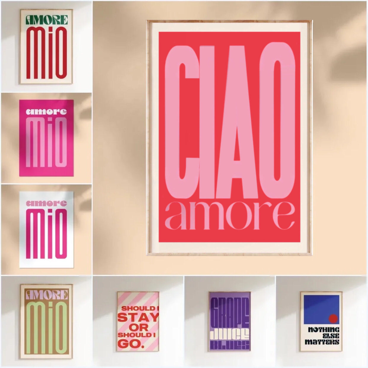 " ciao amore " poster