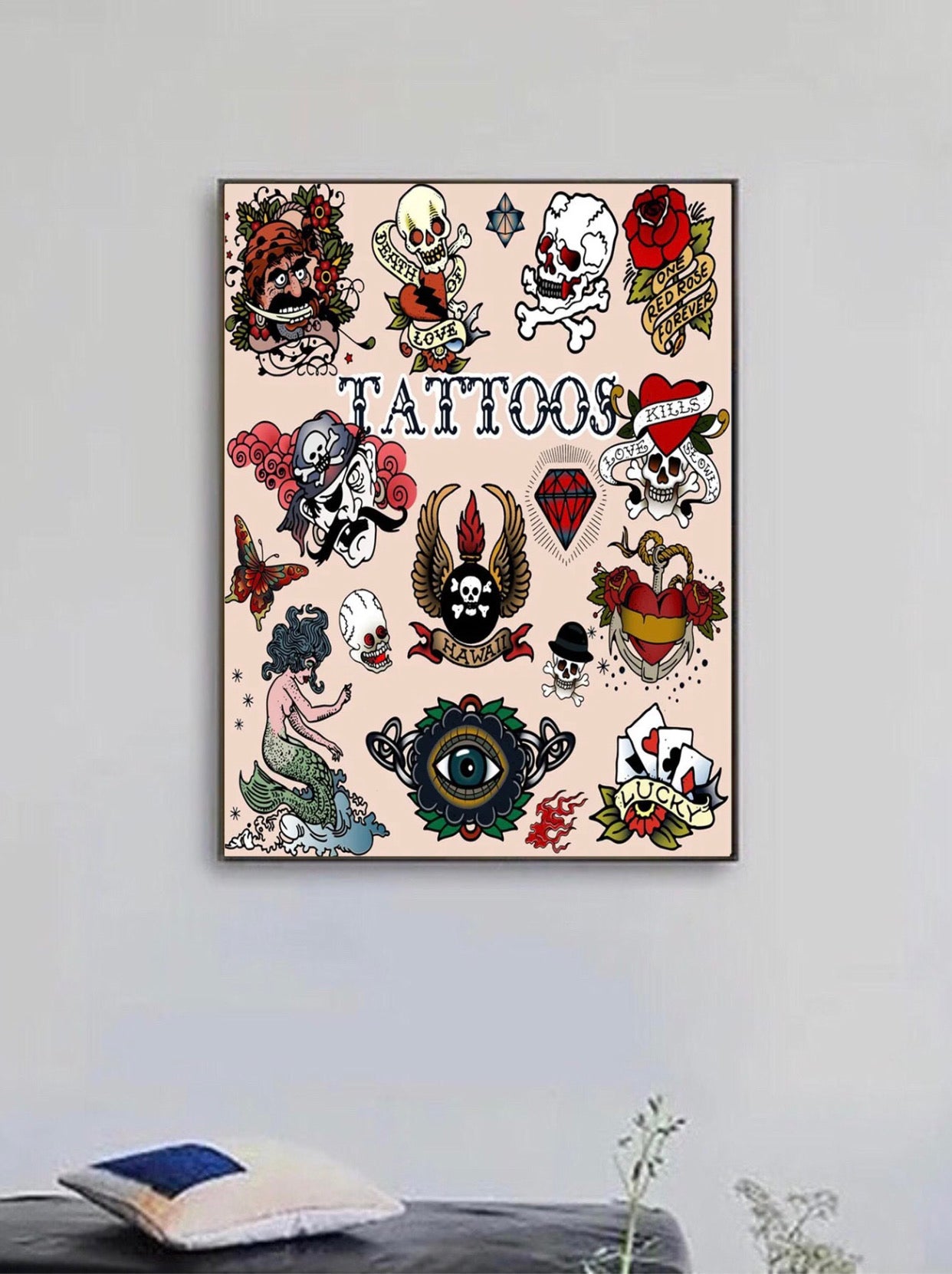 old school tattoo poster