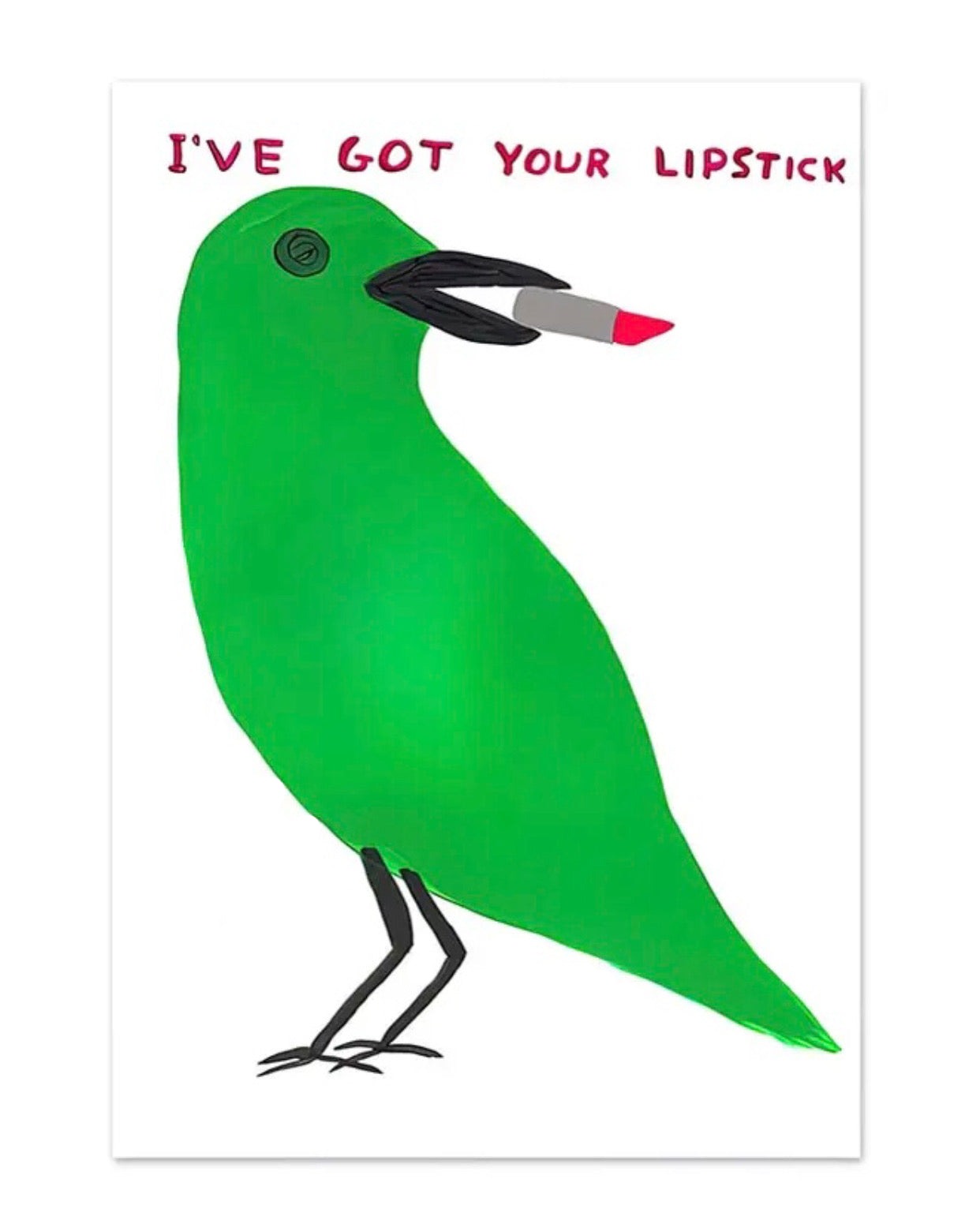 "i've got your lipstick" poster