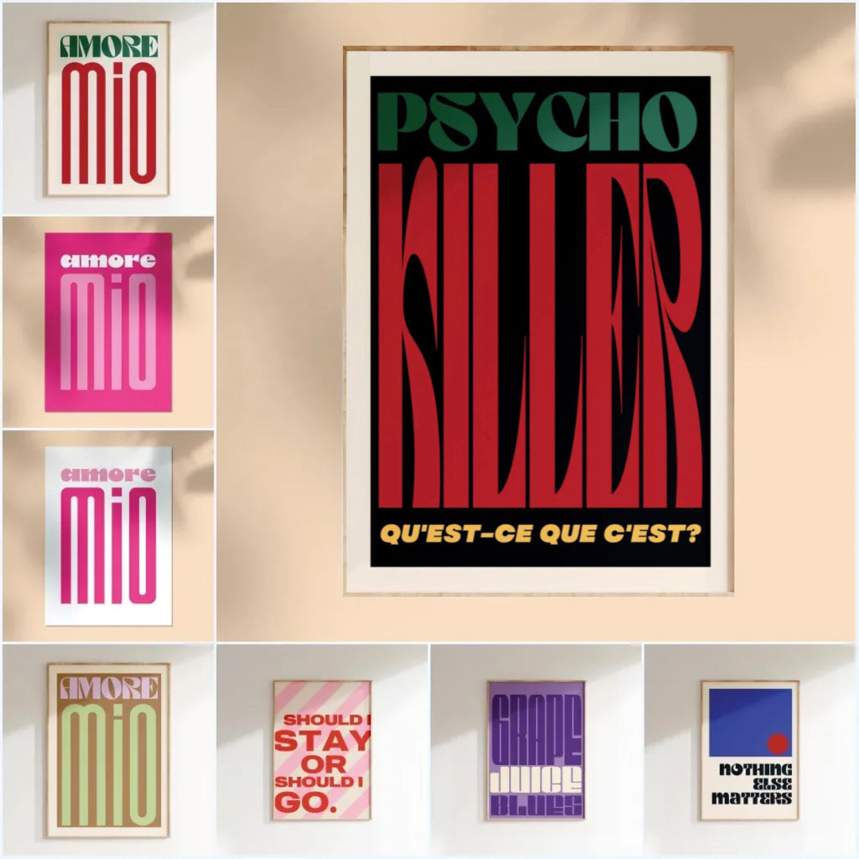 " psycho killer " poster