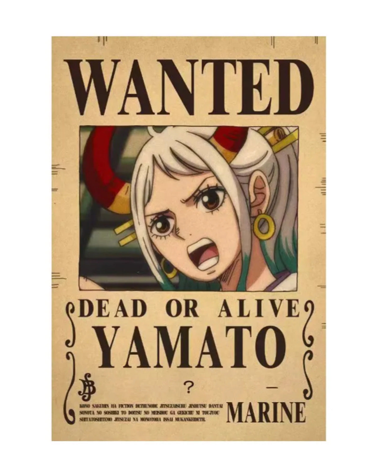 wanted yamato poster