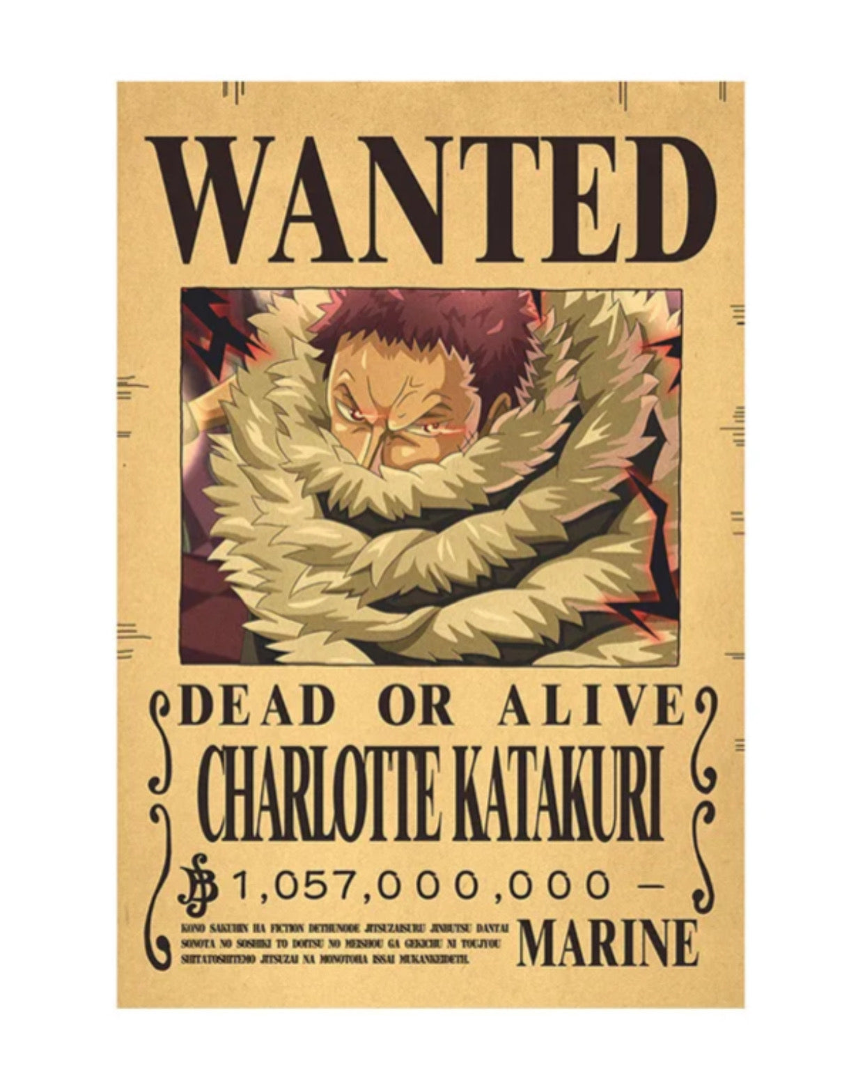 wanted charlotte katakuri poster