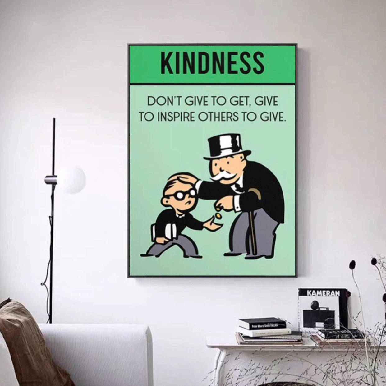 "kindness" money poster