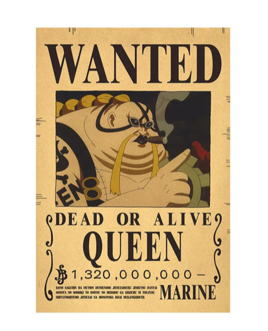 wanted queen poster