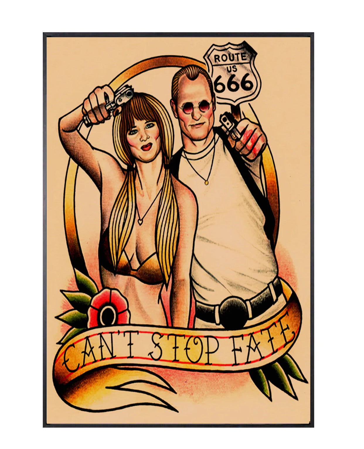 "can't stop fate" tattoo poster