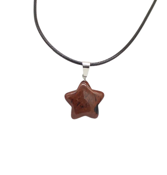 brown star pendant