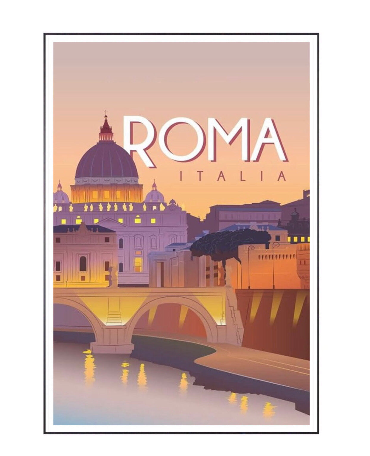 roma, italia poster