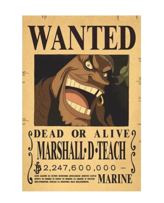 wanted marshall-d-teach poster