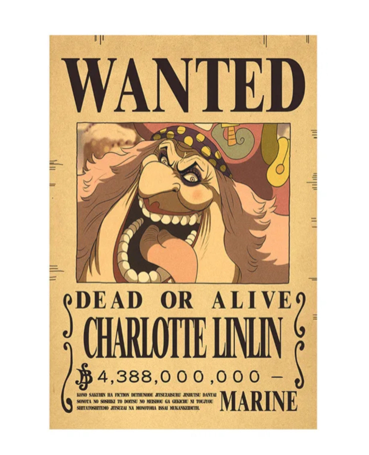 wanted charlotte linlin poster