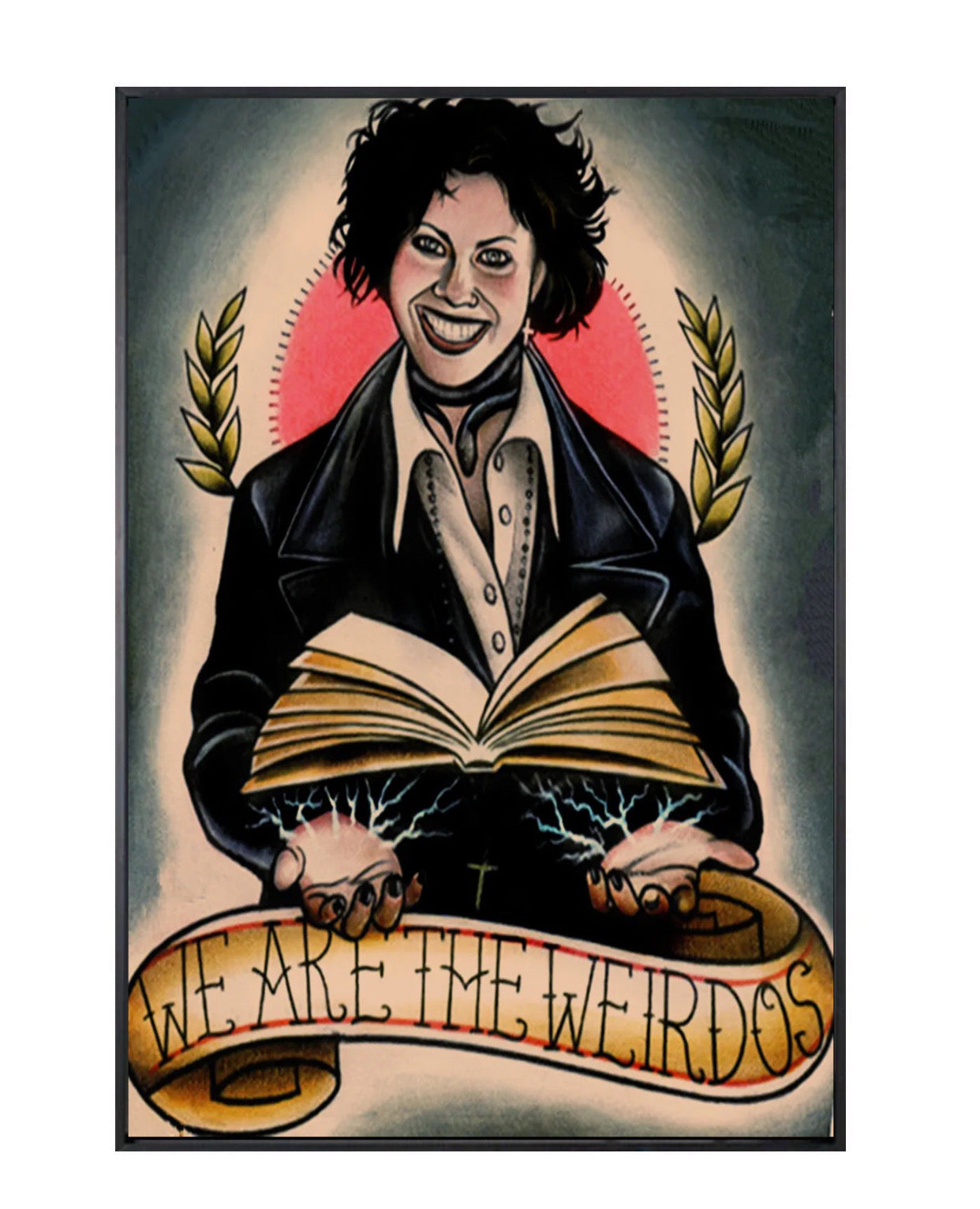 "we are the weirdos" tattoo poster