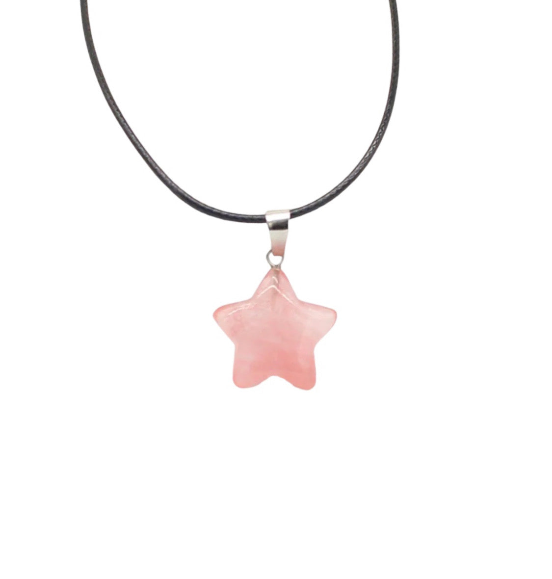 pink star pendant