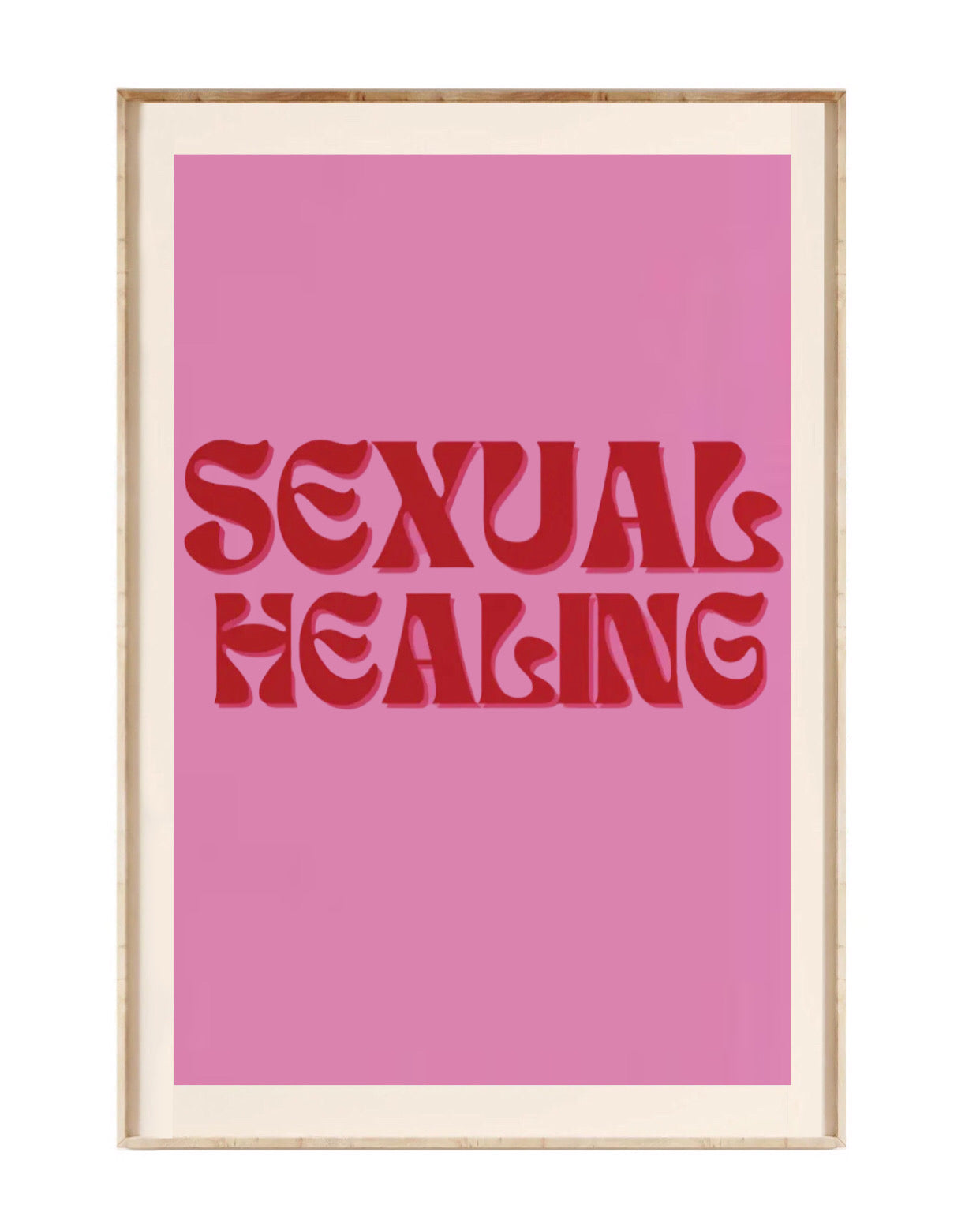 " sexual healing " poster